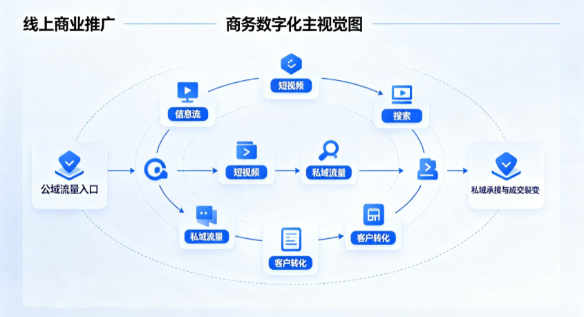 大洼县线上商业推广怎么做？全域流量闭环搭建与低成本转化实战指南